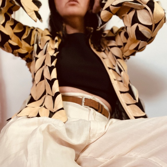 Vintage Stillman Studio Petal Leather Jacket - Picture 8 of 15